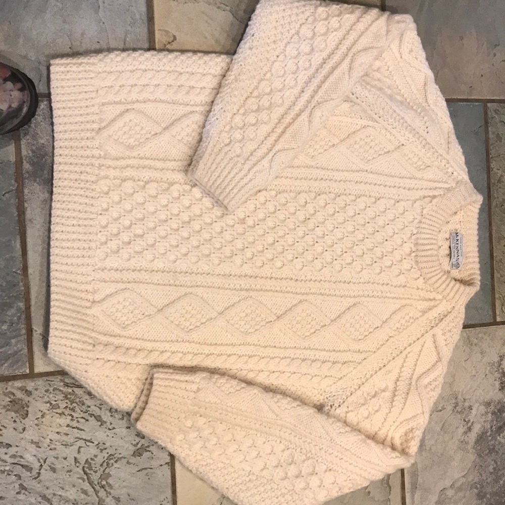 Hand Knit wool sweater from Ireland